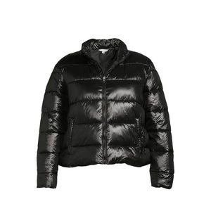 Shiny puffer jacket